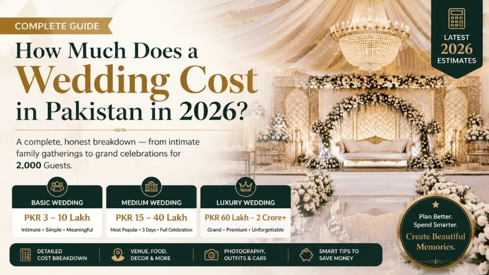 How Much Does a Wedding Cost in Pakistan? Complete 2026 Guide